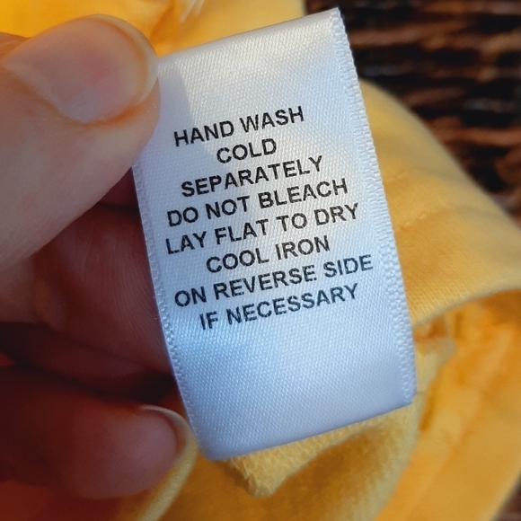 The Greii Shirt Womens Small White Yellow Tenniscore Preppy Sporty Retro Tee NEW - Picture 6 of 8